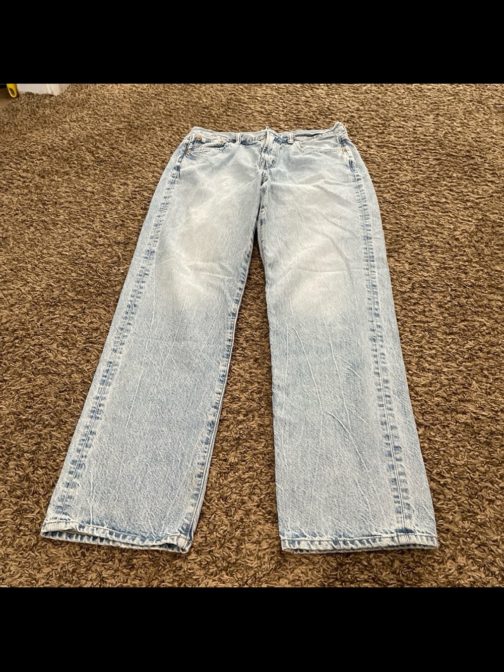 American Eagle slouch style jeans, size 8 regular